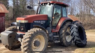 Putting Some New Tires on the New Holland G170 8670 Genesis Tractor [upl. by Odille]