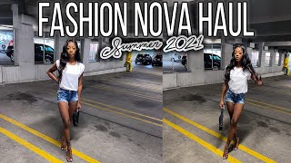 Fashion Nova Summer 2021 Try on Haul  Naomi Amber [upl. by Ramsey287]