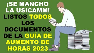 Soy Docente TODOS LOS DOCUMENTOS DE LA GUÍA DE ESTUDIOS DE AUMENTO DE HORAS 2023 [upl. by Nilac]