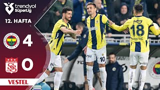 Vestel  Fenerbahçe 40 Sivasspor  HighlightsÖzet  Trendyol Süper Lig  202425 [upl. by Aleacim557]