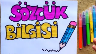 4SINIF SÖZCÜK BİLGİSİ [upl. by Niuqram175]