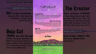 Coachella 2024 Lineup [upl. by Ztirf]