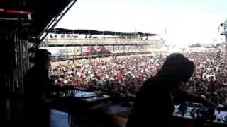 Pepo vs Cristian Varela  Monegros 2008 DJ BOOTH [upl. by Schulein232]