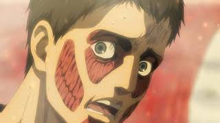 Reiner and Bertholdt attack the wall  Attack on Titan Season 4 [upl. by Nekcarb]