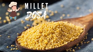 fox millet dosa  thinai dosa recipe in tamil  healthy breakfast  milliet recipes  millet dosa [upl. by Hassett]