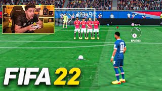 MINHA PRIMEIRA VEZ JOGANDO FIFA 22 Melhorou muito  PS5 Gameplay [upl. by Bergmans]