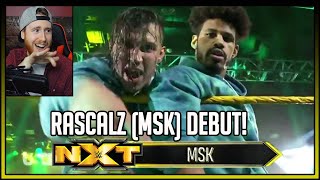 MSK The Rascalz Debut In WWE NXT Reaction [upl. by Abrahan]