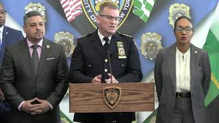 Watch live as Police Commissioner Edward A Caban and Chief of Detectives Joseph Kenny update the me [upl. by Rockefeller]