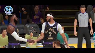 LBJ amp DAVIS NBA2K MYTEAM PLAY DOMINATION on ANDROID [upl. by Yanehc]