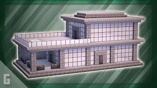 Minecraft How to Build a Stone Modern House 48 [upl. by Heng]