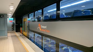 Sydney Trains Line T8 CRRCDowner Rail BSet B29 departing International Airport Revesby 🇦🇺 [upl. by Aicirtal]