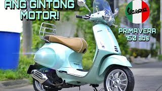 ANG GINTONG MOTOR  VESPA PRIMAVERA 150 abs  SyFam [upl. by Rabma]