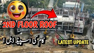 🔴2nd Floor Almost Done  Precast Tiers Work Increased  Gaddafi Stadium Lahore Latest Update [upl. by Edson]