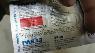 🔴Pan 40 Tablets Unboxing  Pantoprazole Gastro Resistant Tablets IP  Proton Pump Inhibitor Tablet [upl. by Berti]