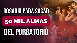 Rosario para SACAR 50000 almas del Purgatorio 🙏 Oración con texto PASO A PASO [upl. by Herminia865]