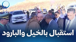 بالخيل والبارودهكذا تم استقبال وزير الفلاحة يوسف شرفة بمزرعة بن حمودة قدور بالمنيعة [upl. by Johnston]