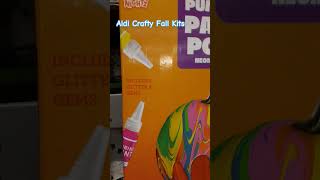 Pumpkin Paint Pour Kits At Aldi  IcedHazelnut Channel  shorts [upl. by Nirihs]