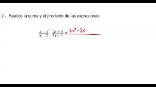 Producto de expresiones algebraicas racionales [upl. by Euqinom]