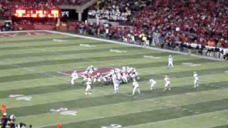 Nebraska vs Colorado North Stadium View 57 Yard Field Goal 11282008 [upl. by Maryann]