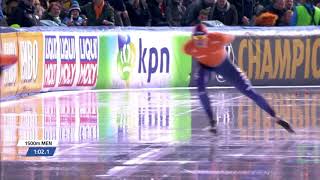 WK ALLROUND AMSTERDAM 2018  1500M MEN  KRAMER BOSKER [upl. by Ehtyaf]