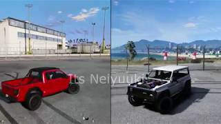 GTA V Caracara 4x4 vs Hellion vs Kamacho vs Caracara 6x6 [upl. by Alvy]