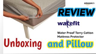 Wakefit 100 Waterproof Premium Cotton Mattress Protector  Breathable and Hypoallergenic Ultra Soft [upl. by Swithin]