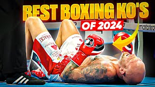 BEST BOXING KNOCKOUTS OF 2024  PART 9  BOXING FIGHT HIGHLIGHTS KO HD [upl. by Lefty]