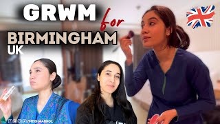 Grwm for flight 💄 Birmingham UK 🇬🇧  Cabincrew International layover  Megha Abrol Vlogs [upl. by Jeno600]