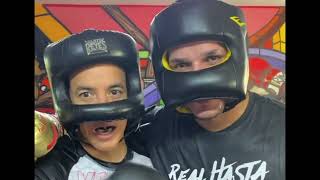 EDGAR BERLANGA SPARRING CON DADDY YANKEE [upl. by Earazed]