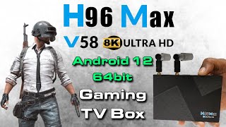 H96 Max V58 RK3588 Octa Core 64bit Android 12 TV Box review [upl. by Anoj285]