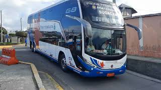 Imponiendo elegancia bus doble piso  G8 de Flota Imbabura [upl. by Savvas]