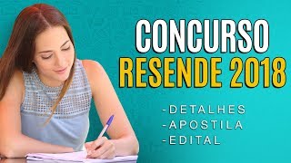 Concurso Prefeitura de Resende 2018  Edital Inscrição e Apostila [upl. by Jaunita]