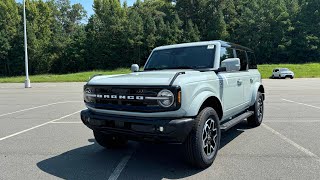 2024 Ford Bronco OuterBanks in Cactus Gray At Boyd Brothers Ford [upl. by Anirtek]