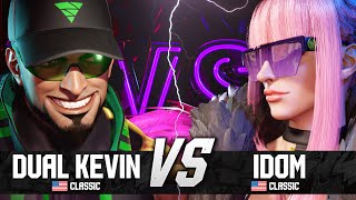 SF6 Dual Kevin Rashid vs iDom Manon Street Fighter 6 [upl. by Eseilenna]