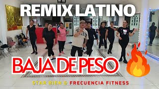 BAJA DE PESO BAILANDO 💃🏻🔥  REMIX LATINO  COREOGRAFIA FT DAVID DOMINGUEZ  STAR BIEN [upl. by Mersey365]