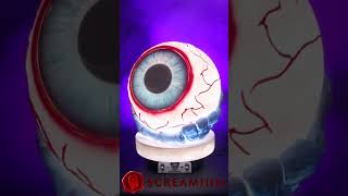 SCREAMIUM Giant Eyeball Animatronic Halloween Decoration with Fog halloweendecoration eyeball [upl. by Peter]