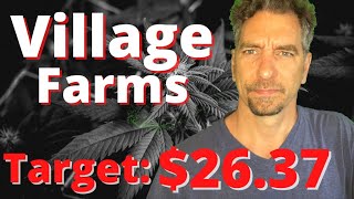 Village Farms VFF Stock Forecast 2637 And This Cannabis Stock Goes Up With Federal Legalization [upl. by Onofredo]