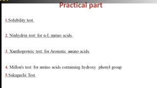 practicalDetection of Amino Acids Medical Chemistry [upl. by Ynttirb]