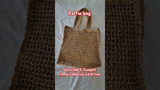 Raffia bag comedy funny motivation viralvideo ytshorts crocheting [upl. by Lorene639]