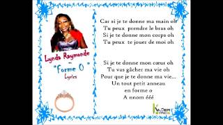 Lynda Raymonde  Forme O Paroles  Lyrics [upl. by Navonoj]