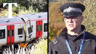 Wales train crash Passenger flung from seat in ‘blink of an eye’ [upl. by Kelbee941]