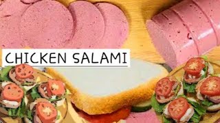 Chicken SALAMI 🌭 Kebab Flavor l Homemade Chicken Salami  Chicken sausage l NEHAS UNIQUE KITCHEN [upl. by Dobrinsky]