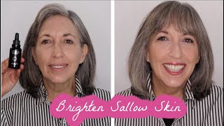 shorts How to Brighten Sallow Skin Mature Women [upl. by Ailey624]