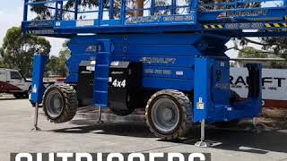 5️3️ft Rough Terrain Scissor 🚜 Lift  Duralift [upl. by Enawyd]