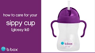 how to care for your sippy cup glossy lid [upl. by Emor]