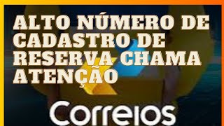 CONCURSO CORREIOS 2024 SESMT  ALTA QUANTIDADE DE CADASTRO DE RESERVA CHAMA ATENÇÃO [upl. by Adnuhsar]