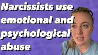 Narcissists use emotional and psychological abuse [upl. by Dearborn]