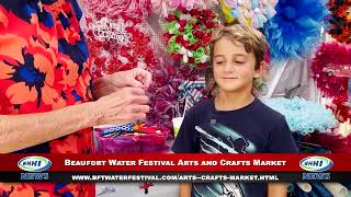 WHHI NEWS  67th Annual Beaufort Water Festival Arts amp Crafts Market 2023  On Location  WHHITV [upl. by Ara]