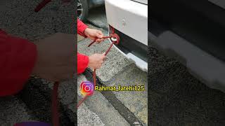 Easy Car towing knot گره بکسل آسان [upl. by Sherourd]