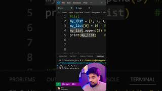 Python List vs Tuple Difference 😳 [upl. by Sacrod111]